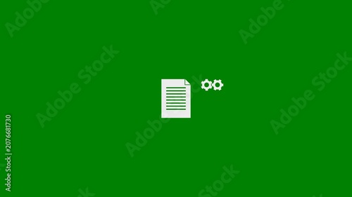 Task Prioritization, Work Priority, Task Management, Productivity and Workflow, Efficiency, One Task at a Time, One Thing at a Time - Minimal Flat Design Motion Graphics Clip, Green Screen, 7.5% Gray