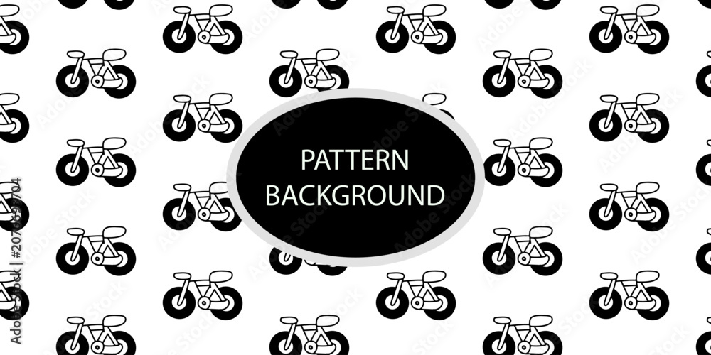 Fototapeta premium Leather Jacket and Boots Pattern vector illustration