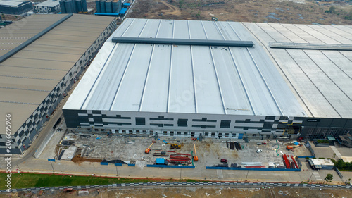 Photography Modern Logistics Park Aerial Photography
Distribution Center and Warehouse Compl