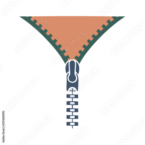 Geometric Zipper Reveal