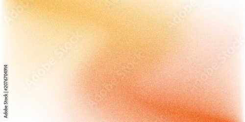 Cuadro en lienzo Amazing Yellow Orange White Blur Gradient With Noise Grain Textured, Good For Flyer, Poster, wallpaper vector ilustration