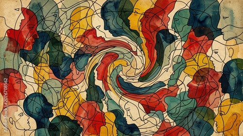 colorful fabric texture background