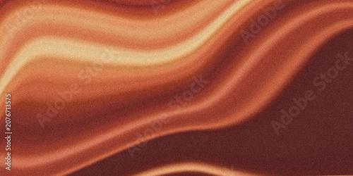 Tableau sur toile Copper colored draped fabric texture a flowing and undulating material backgroun