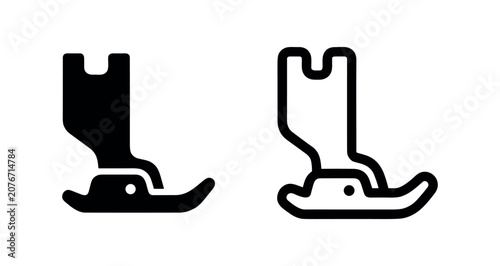 Foto Sewing machine presser foot icons