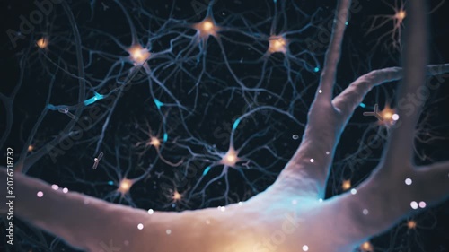 Artificial Intelligence Processor Inspired by Neural Network - AI Chip and Brain Computing Concept