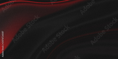 Photos Red and black draped fabric flowing curves in a textured dark background cloth m