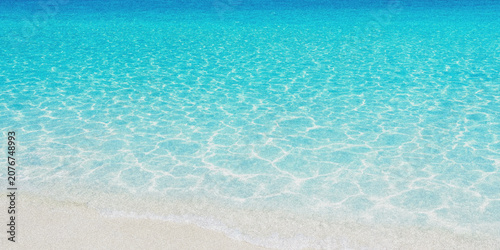 фотографія Turquoise water surface with sandy seabed scenic ocean photograph aquatic azure