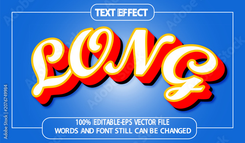 Foto Text effect long