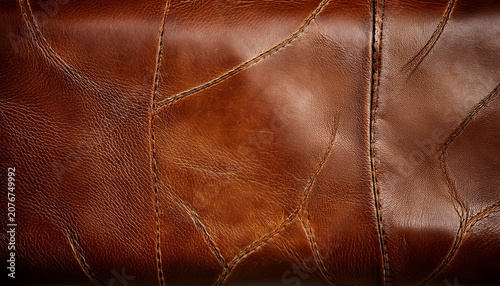 distressed leather texture creating a brown grunge background