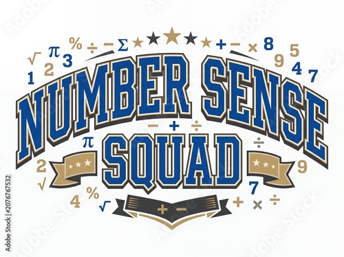 Number sense squad math teacher back to school shirt design with teacher gift tee varsity typography math equations math geek teacher appreciation geometry