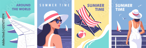 Canvastavla Summer time