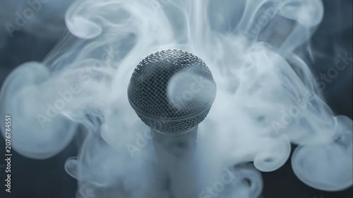 Atmospheric Microphone in Smoke - Performance Spotlight
