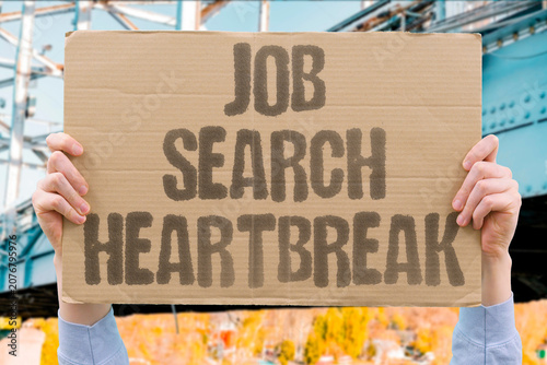 Obraz na płótnie "Job search heartbreak" Fake listings create emotional devastation