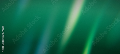 Foto Rich emerald green glass wave abstract wide banner with soft diagonal light stre