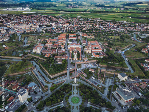 Aerial view of Alba Carolina