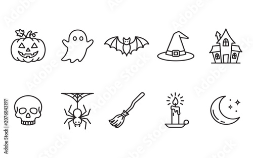 Decorative halloween pumpkin jack o lantern icon vector illustration with halloween, jackolantern