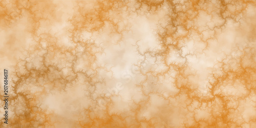 Obraz na płótnie Earthy warm ochre abstract marble smoke background with fine branch textures ide