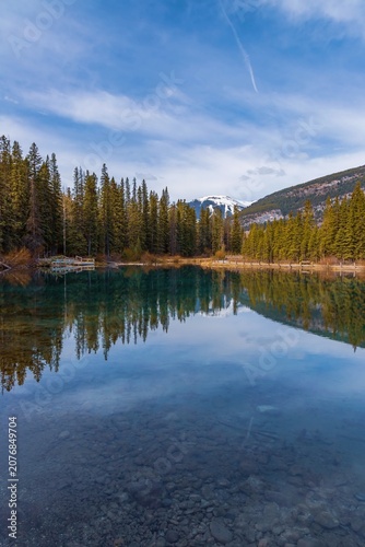 Still Water Reflections At Mount Lorette Ponds