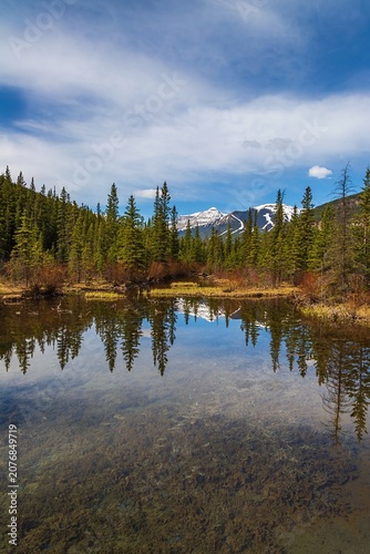 Kananaskis Wilderness Reflections At Mount Lorette Ponds