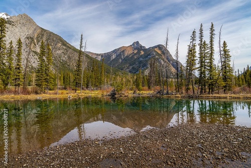 Mount Lorette Ponds Mountain Reflections