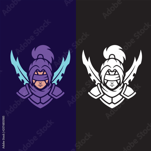 Bild auf Leinwand Simple Logo Anti Mage Hero Dota 2 Artwork