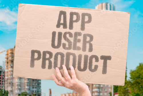 Slika na platnu "App user product" The user is the commodity in free services