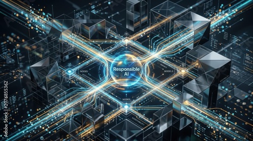 Responsible AI Digital Network with Ethical Tech Nodes
