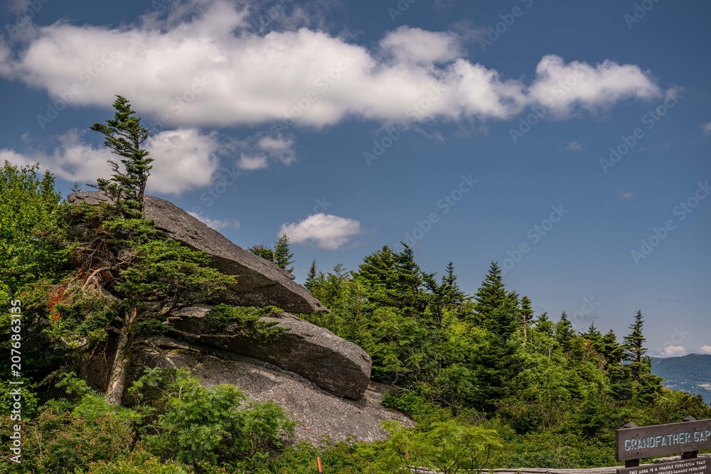 Naklejka premium grandfather mountain, NC
