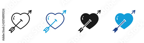 Foto Fall In Love Web icon with multiple style collection