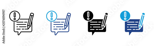 Принти на полотні Remarks Web icon with multiple style collection
