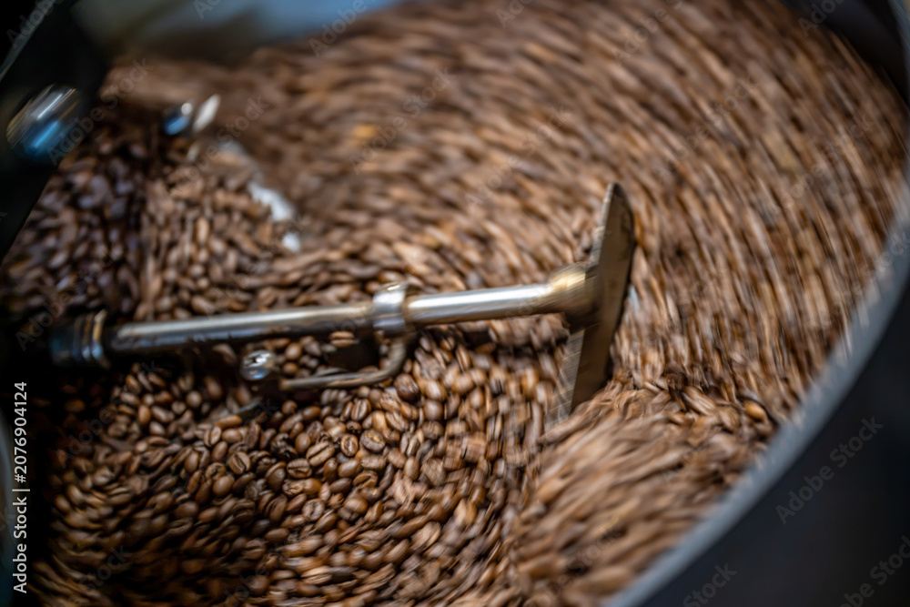 Obraz premium coffee roasting