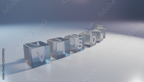 Winter Ice Numeric Cubes Forming 3 6 5 Sequence in Snow.