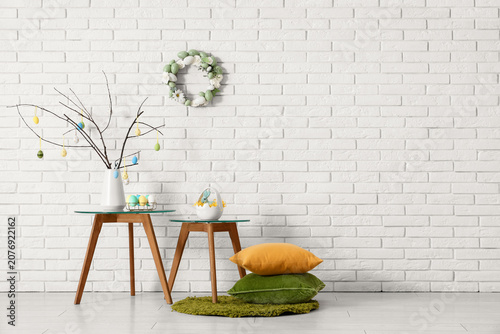 Glass coffee tables with pa...