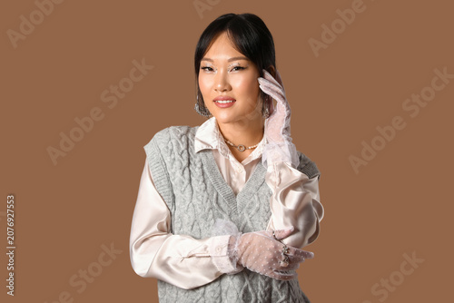 Beautiful Asian woman in me...