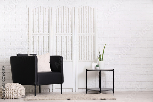 Interior of living room wit...