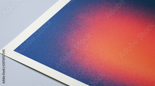 Stylish Duotone Gradient Poster Art Mockup