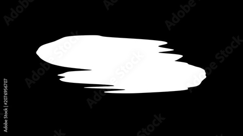 White Brush Stroke on Black Background paint stroke white paint