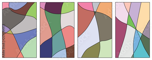 abstract background with colorful stripes