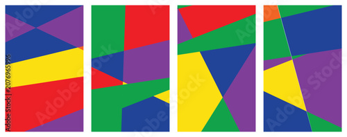 abstract colorful background with squares