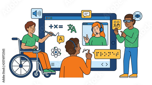 Inclusive Education: Accessible Learning for Diverse Students with Technology