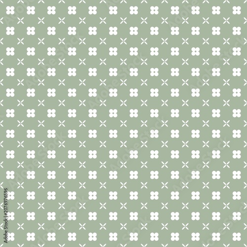 Seamless Basket Weave Pattern Background in Sage Green