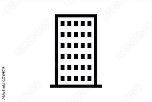 Modern Office Building Vector Icon