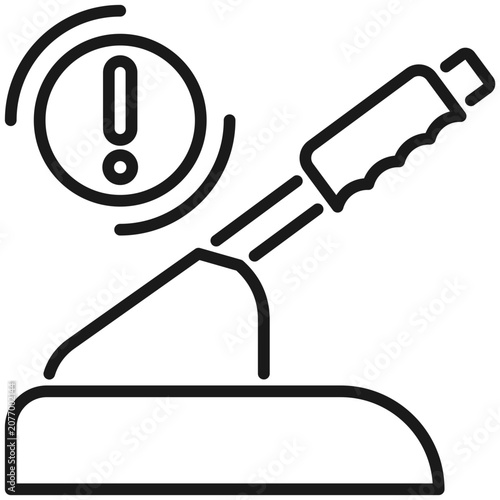 Illustration elements of Emergency Brake