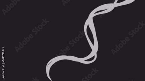 Set of cigarette smoke or smoke from pipe and stovepipe isolated on transparent background.