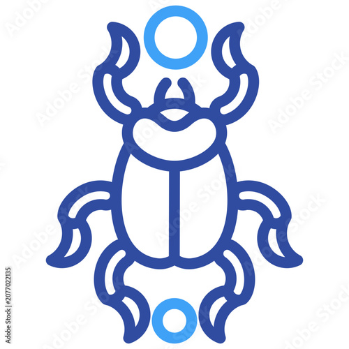 Illustration elements of Scarab