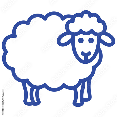 Fotografía Illustration elements of Sheep
