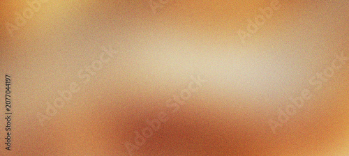 Bild auf Leinwand Warm amber gradient background with grainy texture
