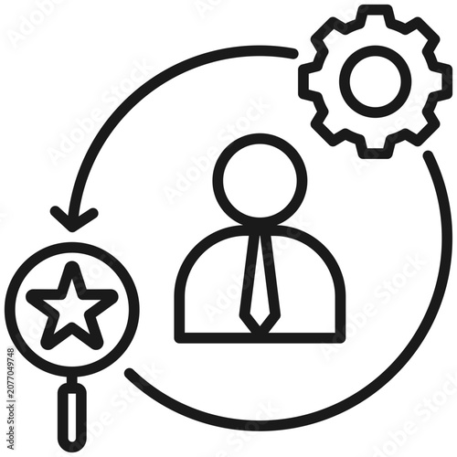 Illustration elements of Follow Up