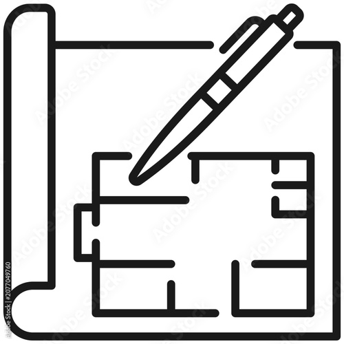 Illustration elements of Space Planning