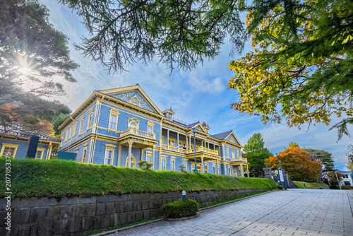 Obraz na plátně Old public Hall of Hakodate in Hokkaido, Japan, completed in 1910 a notable hist